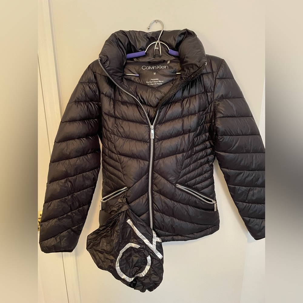 Calvin Klein packable down coat